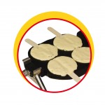 Waffles on a stick closeups in circle-01 - Copy